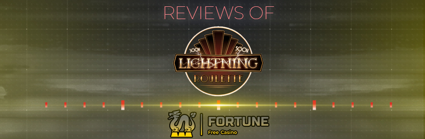 Lightning Roulette Bewertung - fortunefreecasino